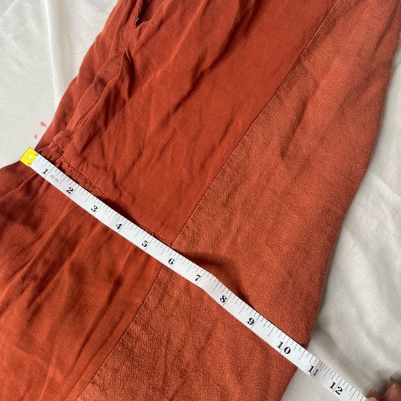 Umgee Orange Wide Leg pants with Elastic Waistband - Picture 10 of 12